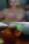 Swinging large breasts