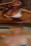 Naked woman lifting