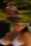 Sexy girls shoves beer bottle