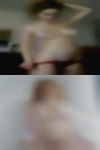 Mature couple fondle each other